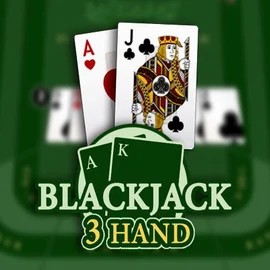 Blackjack 3H (Habanero) slot visual from Habanero available on qzinocasino.ca
