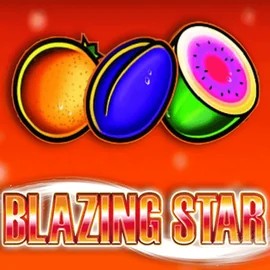 Blazing Star slot logo by Merkur Gaming at Qzino Casino