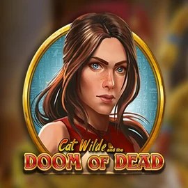 Cat Wilde and the Doom of Dead casino game by Play'n GO – featured logo at Qzino Casino