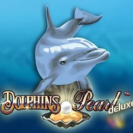 Dolphins Pearl Deluxe logo – Slots by Novomatic at Qzino Casino