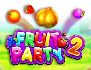 Fruit Party 2 slot logo by Pragmatic Play at Qzino Casino