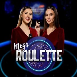 Mega Roulette logo – Live Casino by Pragmatic Play at Qzino Casino