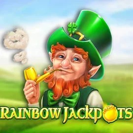 Rainbow Jackpots by Red Tiger Gaming, showcased at qzinocasino.ca – game logo