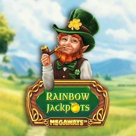 Rainbow Jackpots Megaways logo by Red Tiger Gaming Qzino Casino