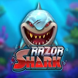Razor Shark online game logo by Push Gaming on qzinocasino.ca