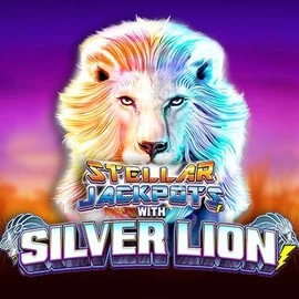 Enjoy Stellar Jackpots with Silver Lion by Lightning Box Game – logo hosted on qzinocasino.ca