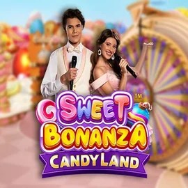 Sweet Bonanza Candy Land Live slot visual from Pragmatic Play available on qzinocasino.ca