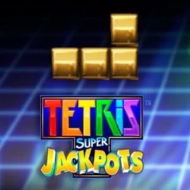Tetris Super Jackpots slot logo by WMS at Qzino Casino