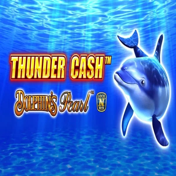 Official Slots logo: Thunder Cash Dolphins Pearl by Novomatic at Qzino Casino