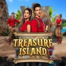 Official Live Casino logo: Treasure Island by Pragmatic Play at Qzino Casino