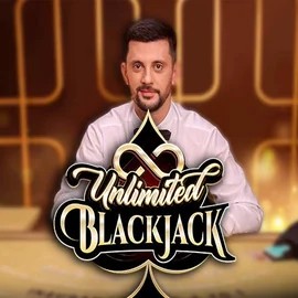 Unlimited Blackjack slot icon by Ezugi, available at Qzino Casino